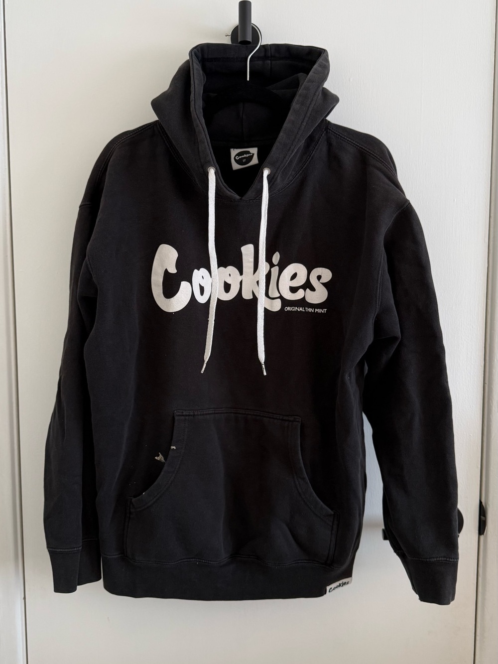 Cookies “Original Thin Mint” Black Hoodie White Original Logo V1 San Francisco
